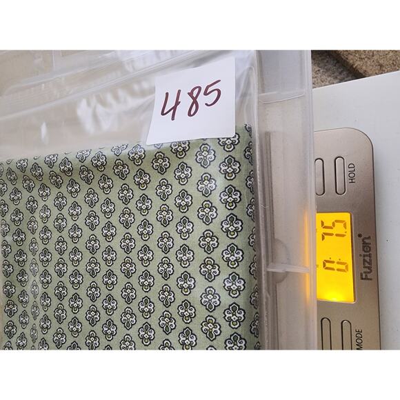 STOF FRANCE LAURA LANCELLE Green Geometric Design EURO 18x18 Pillow Sham set/ 2 - Picture 8 of 8